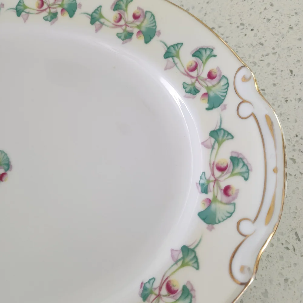 Berkshire Imperial Allegro Fine China Serving Bowl And Lid With Matching Platter